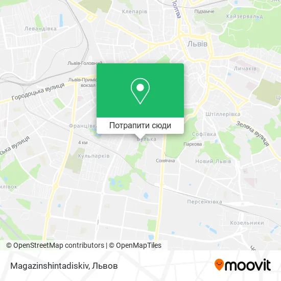 Карта Magazinshintadiskiv