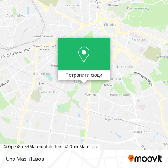Карта Uno Mas