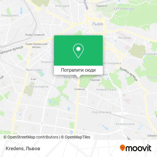 Карта Kredens
