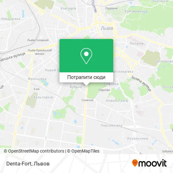Карта Dentа-Fort