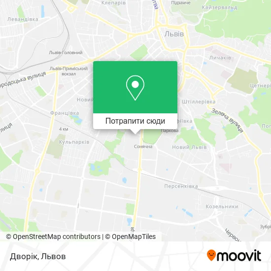 Карта Дворік
