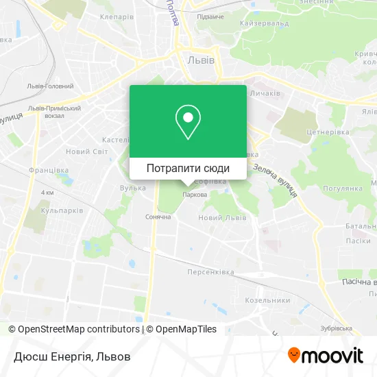 Карта Дюсш Енергія