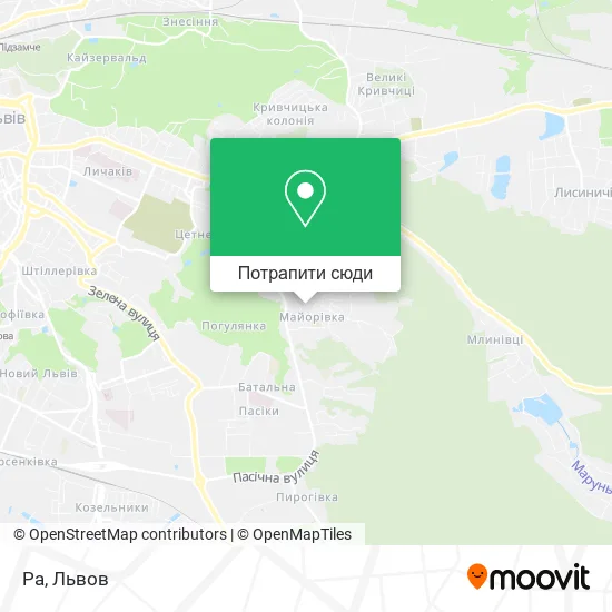 Карта Ра