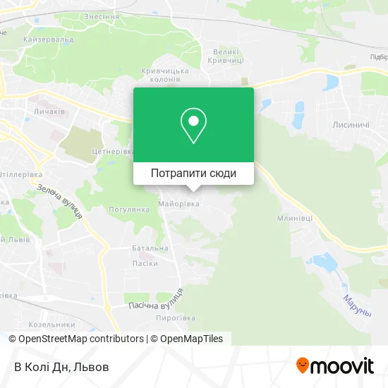 Карта В Колі Дн