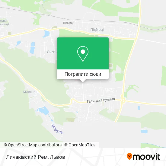 Карта Личакiвский Рем
