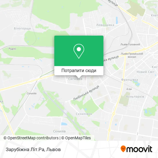Карта Зарубіжна Літ.Ра