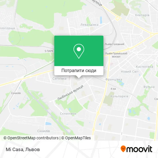 Карта Mi Casa