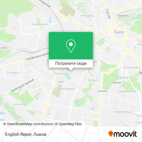 Карта English Reper