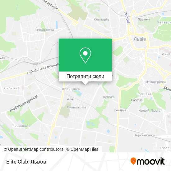 Карта Elite Club