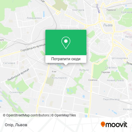 Карта Опір