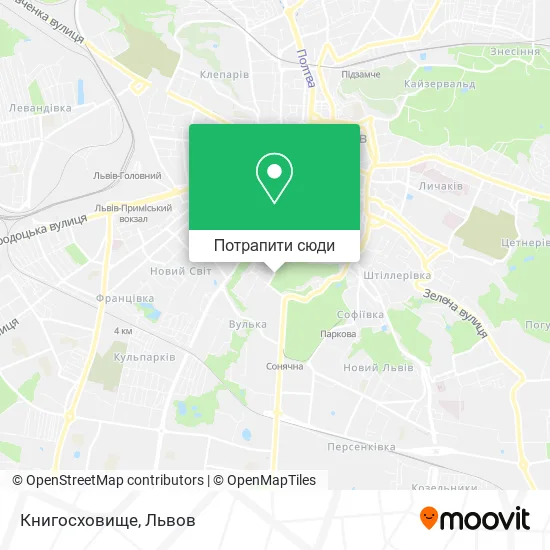 Карта Книгосховище