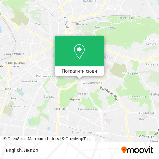 Карта English