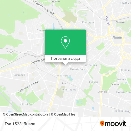 Карта Eva 1523