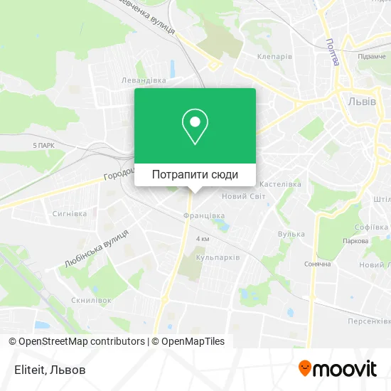 Карта Eliteit