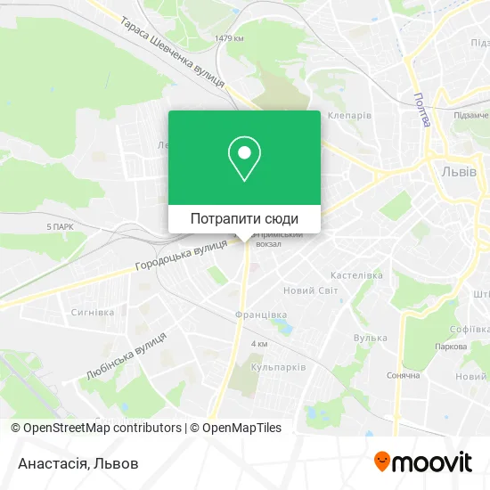 Карта Анастасія