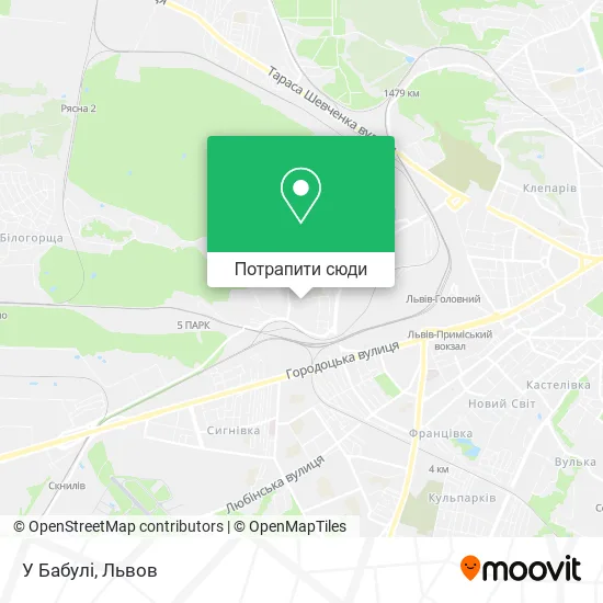 Карта У Бабулі