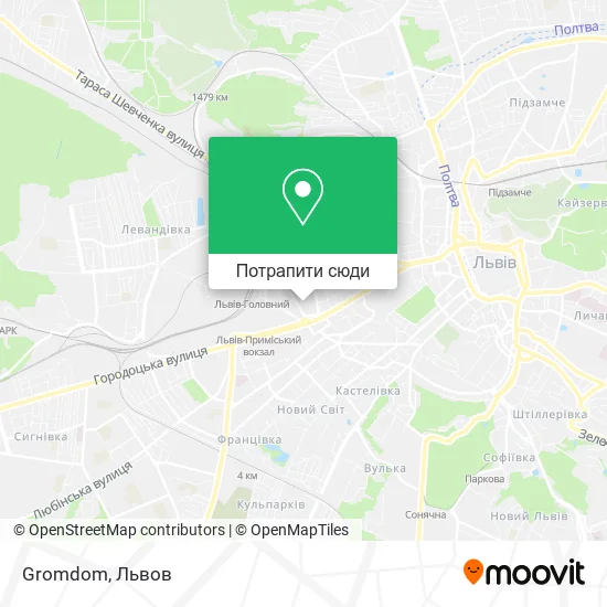 Карта Gromdom