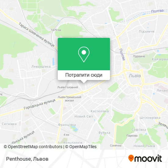 Карта Penthouse