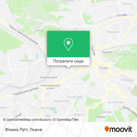 Карта Фізика Лугг