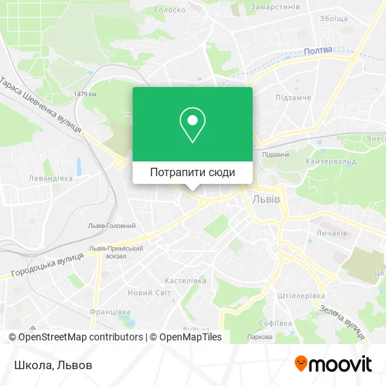 Карта Школа