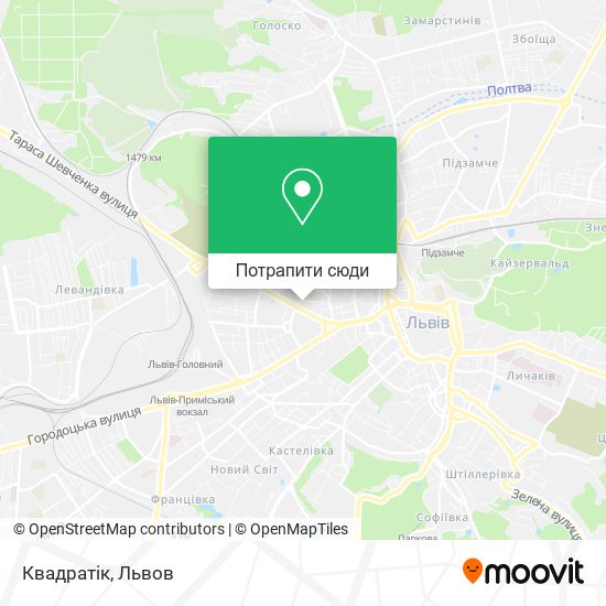 Карта Квадратік