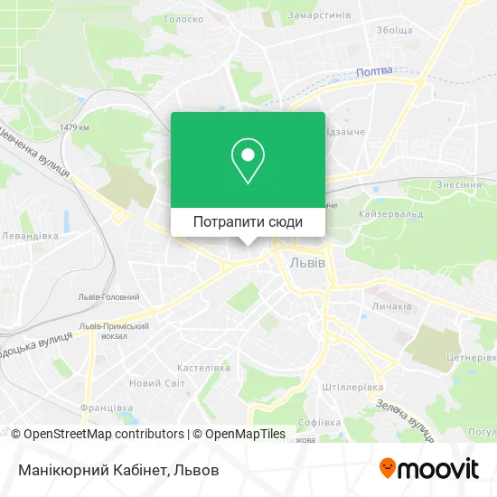 Карта Манікюрний Кабінет
