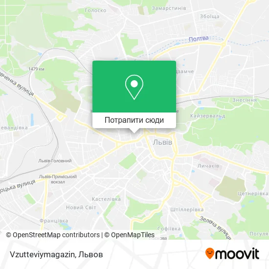 Карта Vzutteviymagazin