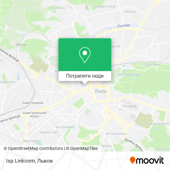 Карта Isp Linkcom