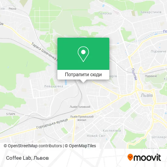 Карта Coffee Lab