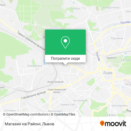 Карта Магазин на Районі