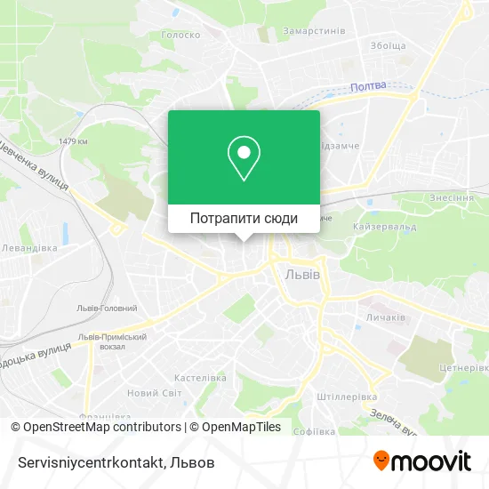Карта Servisniycentrkontakt