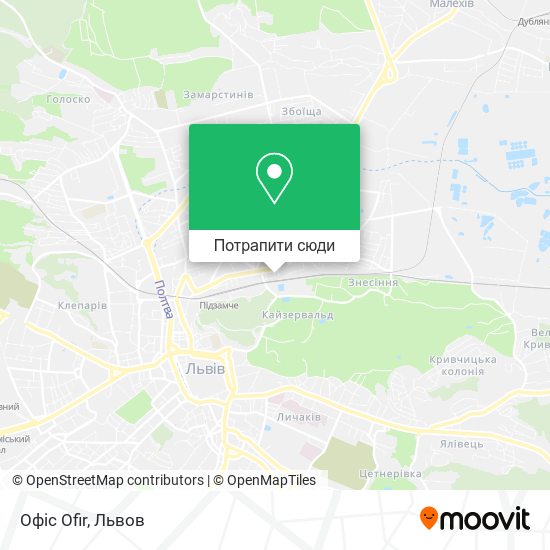 Карта Офіс Ofir