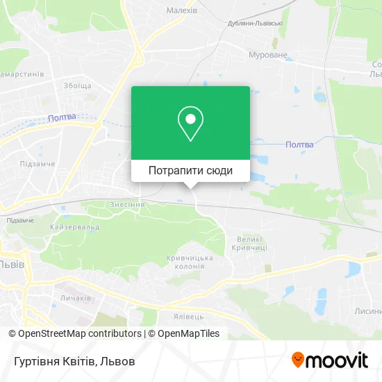 Карта Гуртівня Квітів