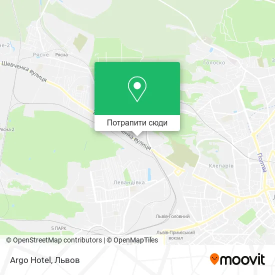 Карта Argo Hotel