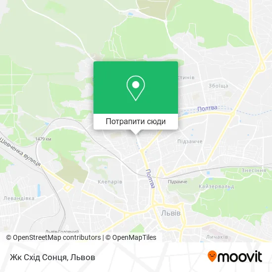 Карта Жк Схід Сонця