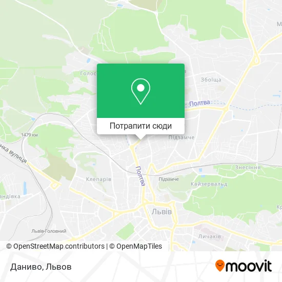 Карта Даниво