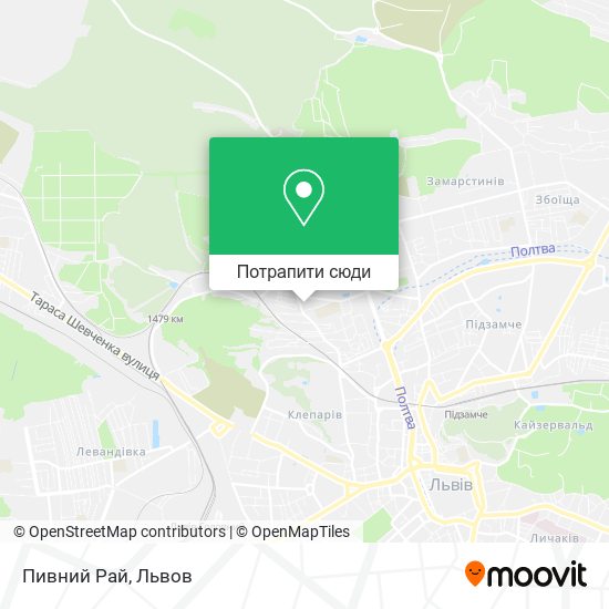 Карта Пивний Рай