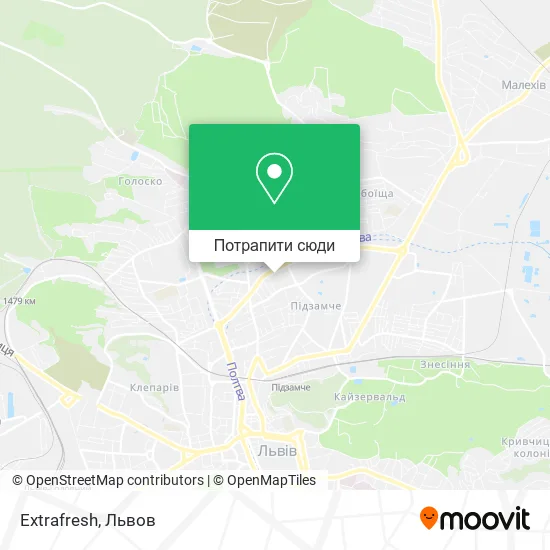 Карта Extrafresh