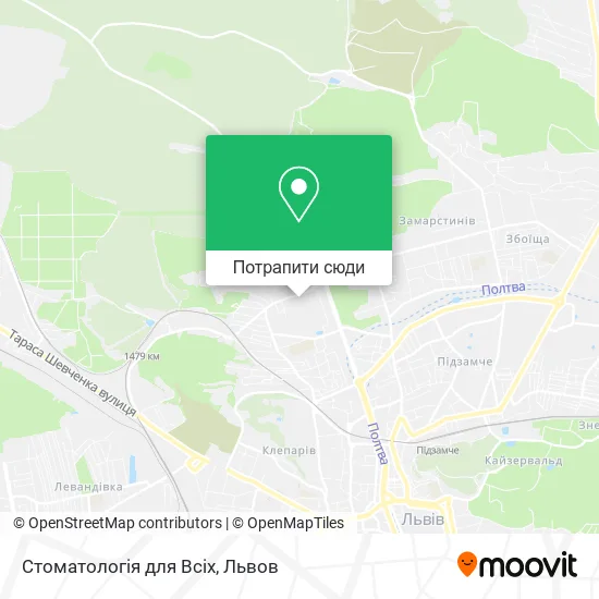 Карта Стоматологія для Всіх