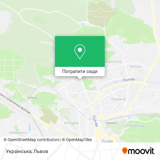 Карта Українська