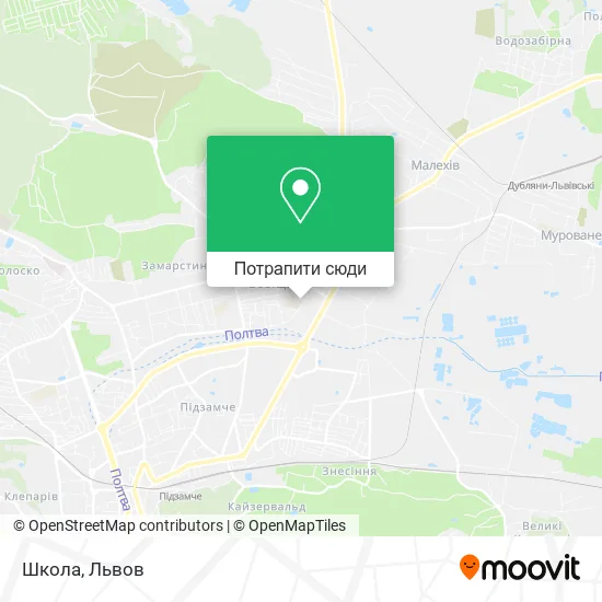 Карта Школа