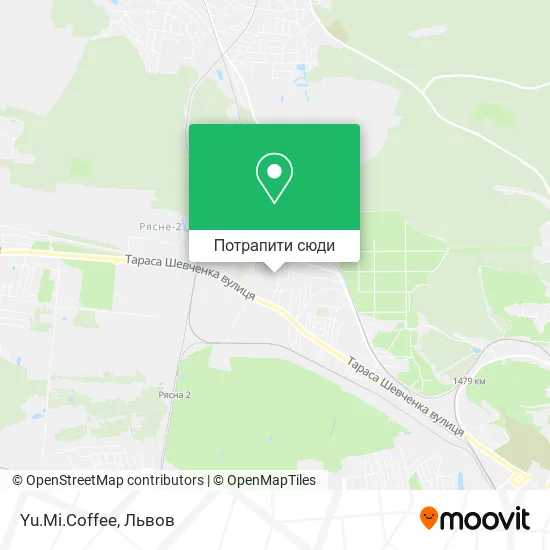 Карта Yu.Mi.Coffee