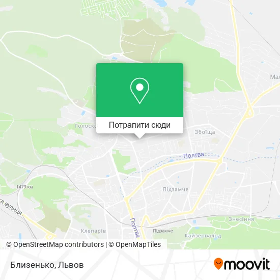 Карта Близенько