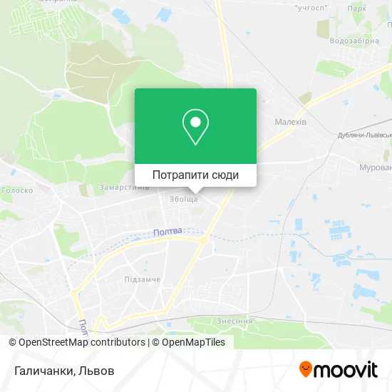 Карта Галичанки