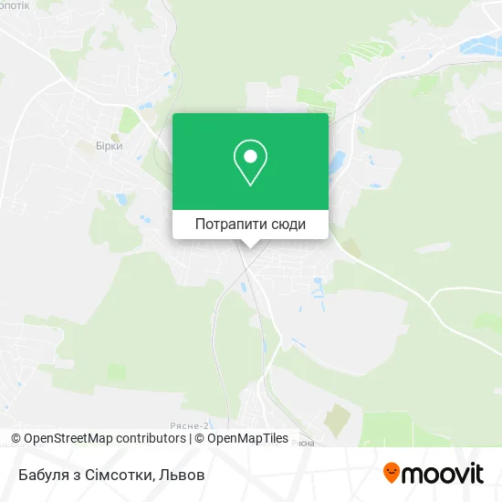 Карта Бабуля з Сімсотки