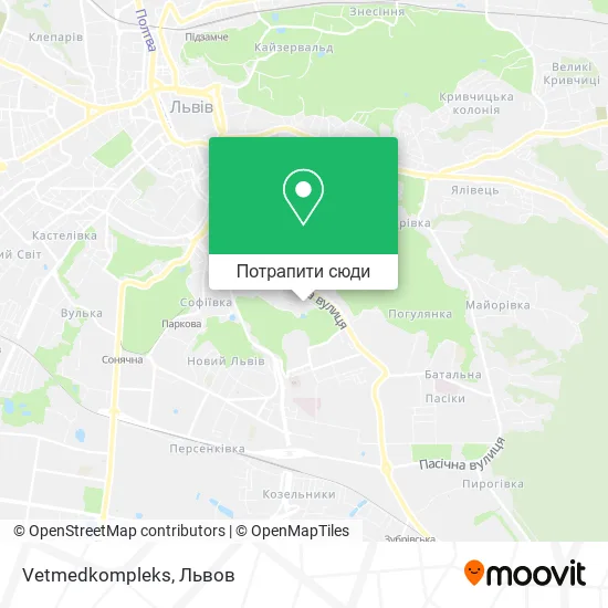 Карта Vetmedkompleks