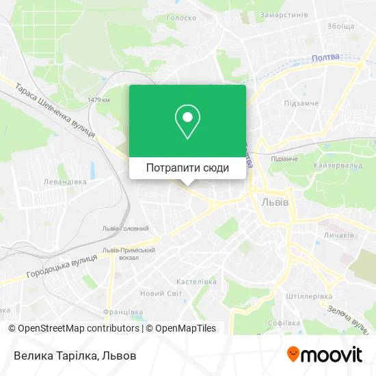 Карта Велика Тарілка