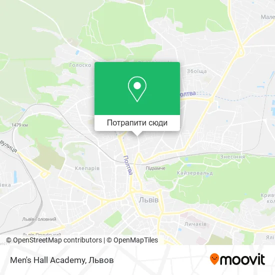 Карта Men's Hall Academy