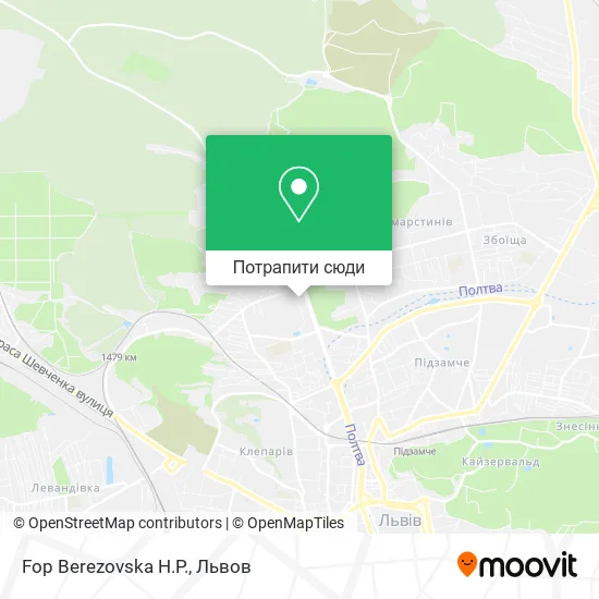Карта Fop Berezovska H.P.