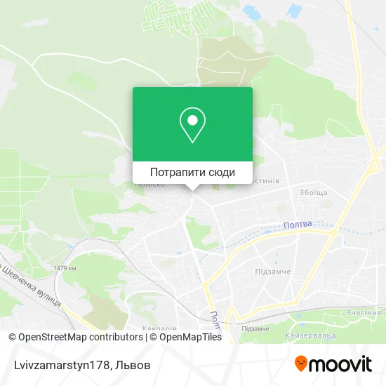 Карта Lvivzamarstyn178